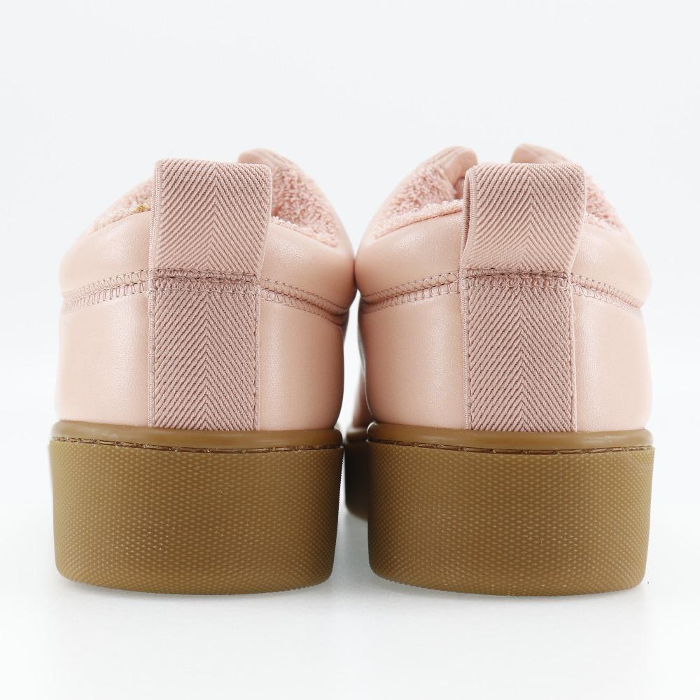 BOTTEGAVENETA Chankie Sneaker 651417V00T0 Plateau Lachsrosa Lammleder Damen Gebraucht