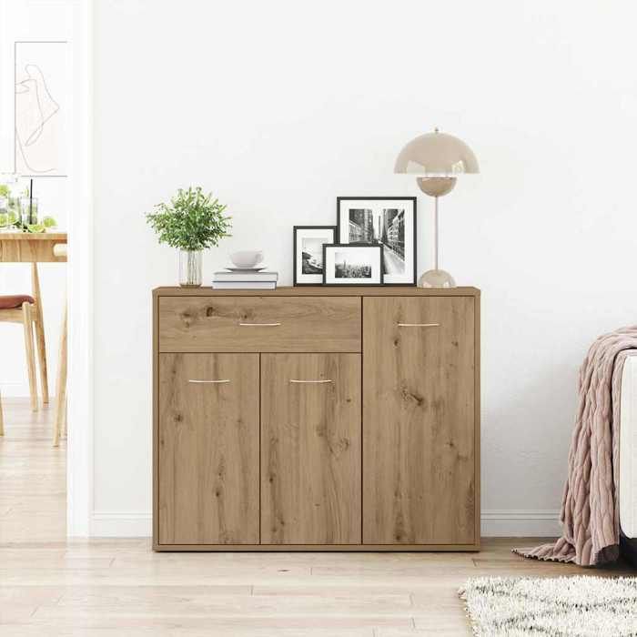 VidaXL Buffet Artisanal Oak 88x30x70 Cm Engineered Wood, Storage Furniture, Kitchen Storage Furniture, Furniture of 861141