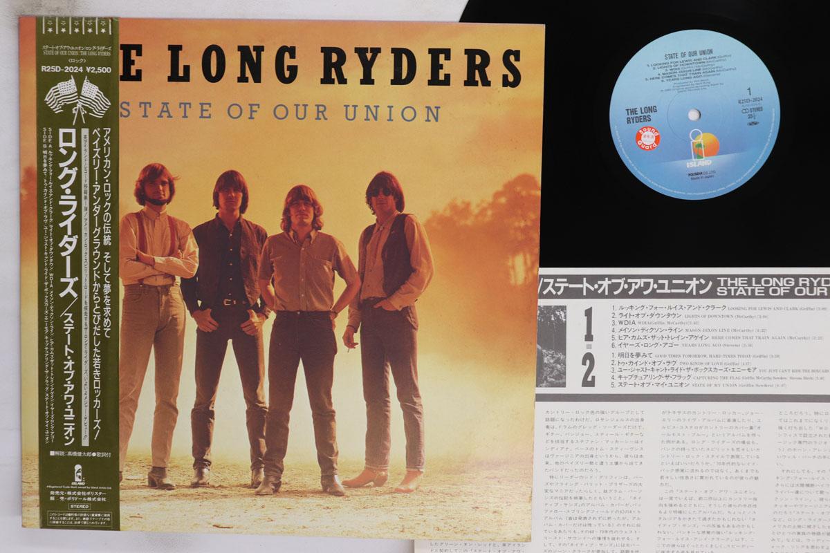 

Виниловая пластинка LONG RYDERS State Of Our Union R25D2024 ISLAND 1986 Япония Obi Рок Б/у