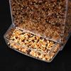 Dustproof Bird Food Feeder Hangable Feeding Box Automatic Bird Feeder Anti-spill Bird Food Container with Large Capacity