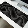 Black Gray Swirl Design Large Mouse Pad Desk Mat Gaming Pad PC Accessories Computer Keyboard Mouse Pads Office Carpet Maus Pad