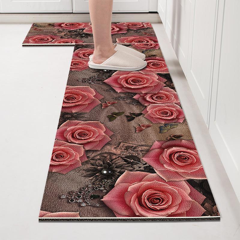 Kitchen Floor Mat Long Strip Floor Mat Carpet Bedside Carpet Bathroom Door Mat Floor Mat