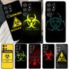 Biohazard-Symbol für Samsung Galaxy S23 S22 Ultra S21 S20 FE S8 S9 S10 Note 10 Plus Note 20 Ultra Handyhülle