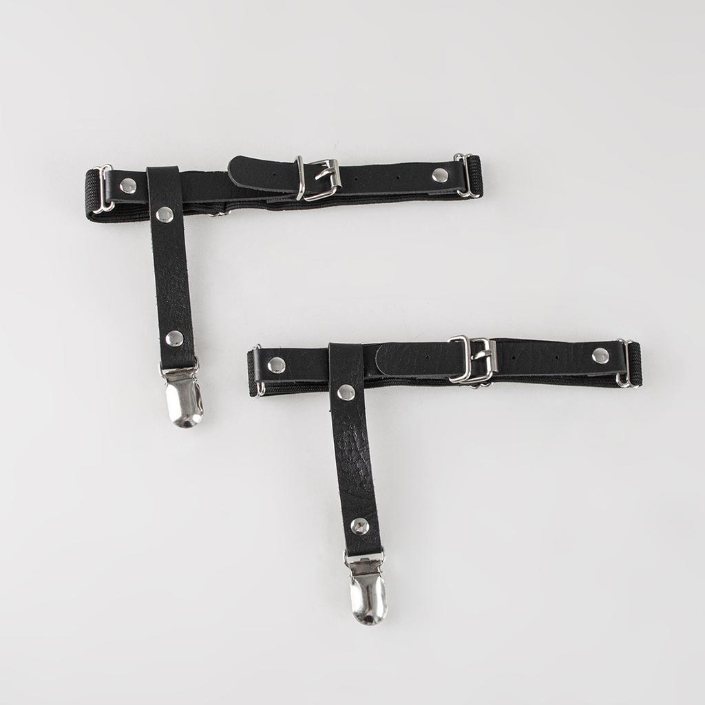 The New Black Punk Women's Garter and Millennium Spice Girl Sock Clip Are Fashionable