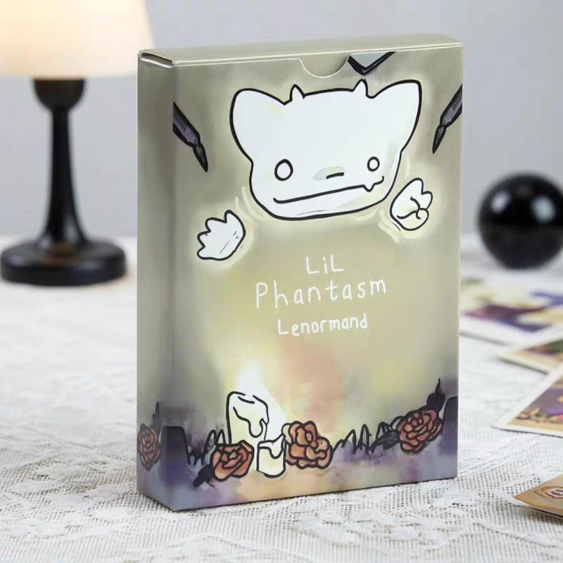 Lil Phantasm Lenormand Deck Cute Ghost-Themed 36-Card Oracle Unique Artistic Fortune Telling Cards 9*6.5cm разноцветный