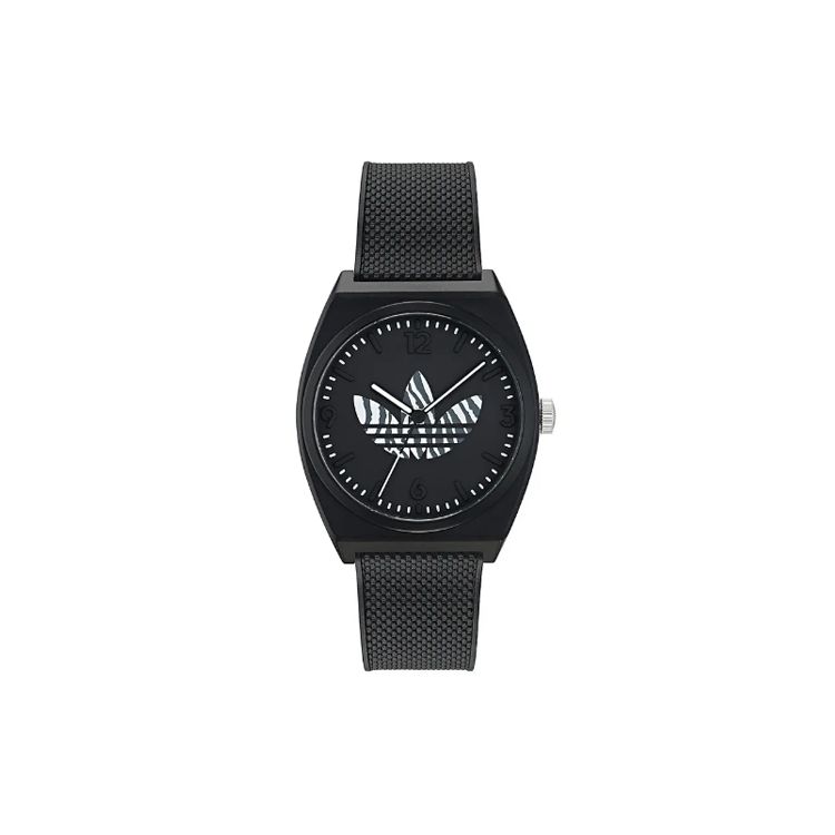 Adidas Originals Quartz Watch Resin Strap 38Mm Black Dial 50M Waterproof Unisex watches AOST235512I Black Dial