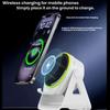 New Multi-functional Wireless Charging Inductive Speaker with Rotating Phone Stand and Bluetooth Speaker