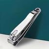 [Classic Nail Clipper] Single-Pack Large Stainless Steel Nail Clipper with File | Classic Style, Flat Blade Edge, Non-Foldable