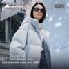 Meli City Women's Outdoor Three-Proof Short Puffy Goose Down Jacket M561WYR036