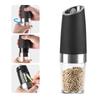 Electric Pepper Grinder Stainless Steel Automatic Gravity Shaker Salt Pepper Grinder Spice Mills Grinding Tools Kitchen Gadgets