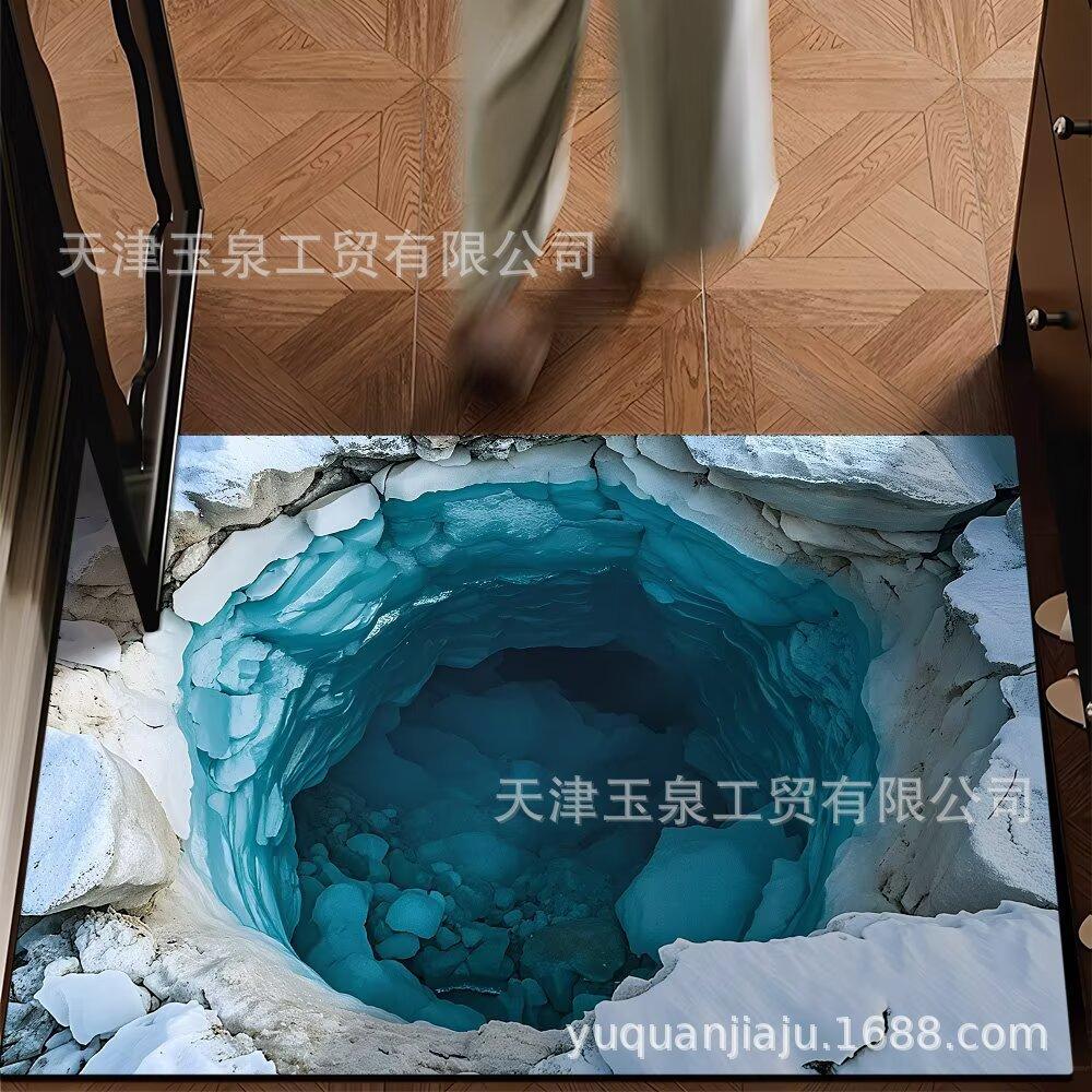 Home Floor Mat 3D Water Absorbing Quick Drying Floor Mat Dirt Resistant and Easy To Maintain Foot Mat