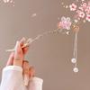 Haarnadel mit Quastenblume im antiken Stil, Damen High-End-Temperament, All-Match Hanfu Haarnadel, Am Hinterkopf zu befestigen, Haarnadel