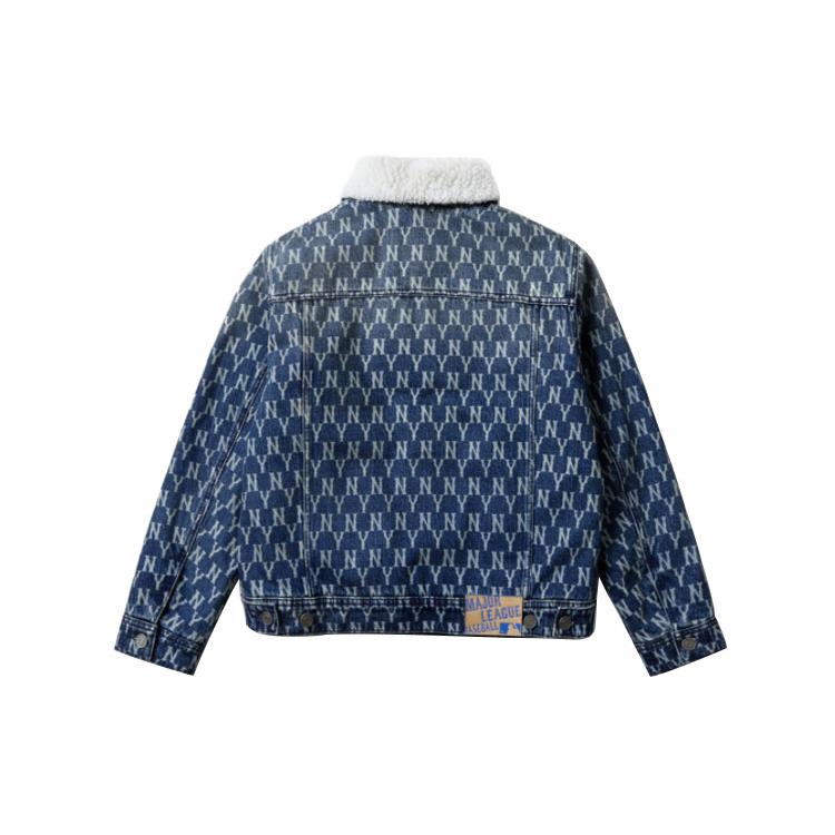 MLB New York Yankees Denim Jackets Unisex Blue Lapel Moderate Others 31JPN2041-50U