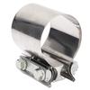 2.75 Inch Exhaust Clamp Stable Fixing Stainless Steel Sturdy Durable Exhaust Pipe Clamp Universal