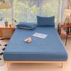Solid Color Quilted Waterproof Bed Sheet - Thick Brushed Simmons Protective Cover for Home Use