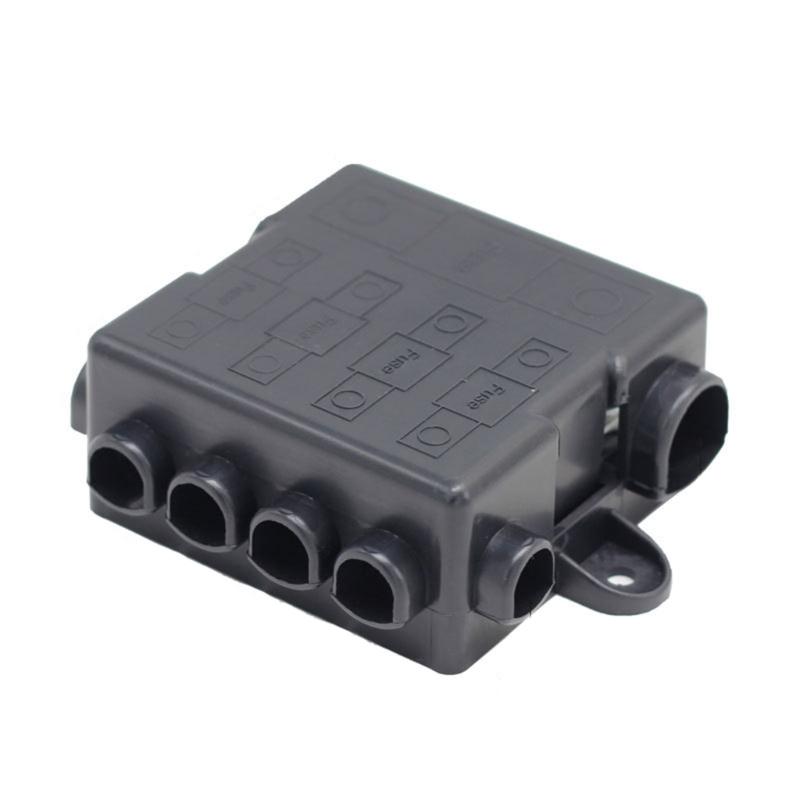 5 Poles Bus Bar Holder Replacement Car Power Distribution Fuses Holder 4+1 Way Safety Bolt Type Box Enduring