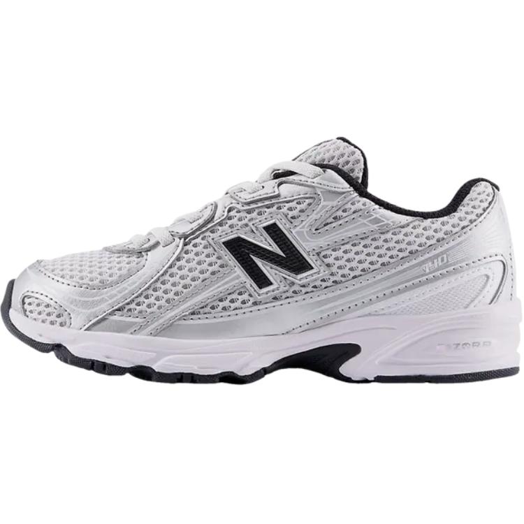 

New Balance NB 740 Low top Kids Running Shoes White Silver Children Aged 3 7 Years Old PZ740NW 28.5 Wide (W)