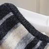 Women's Color Block Striped Wool Blend Knitted Vest