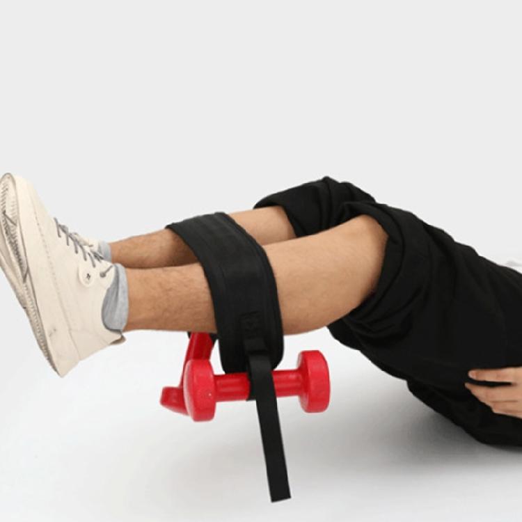 Adjustable NonSlip Exercise Bridge Belt Exercise Hip Thrusts Belt Foldable Band for Dumbbells, Kettlebells, Plates