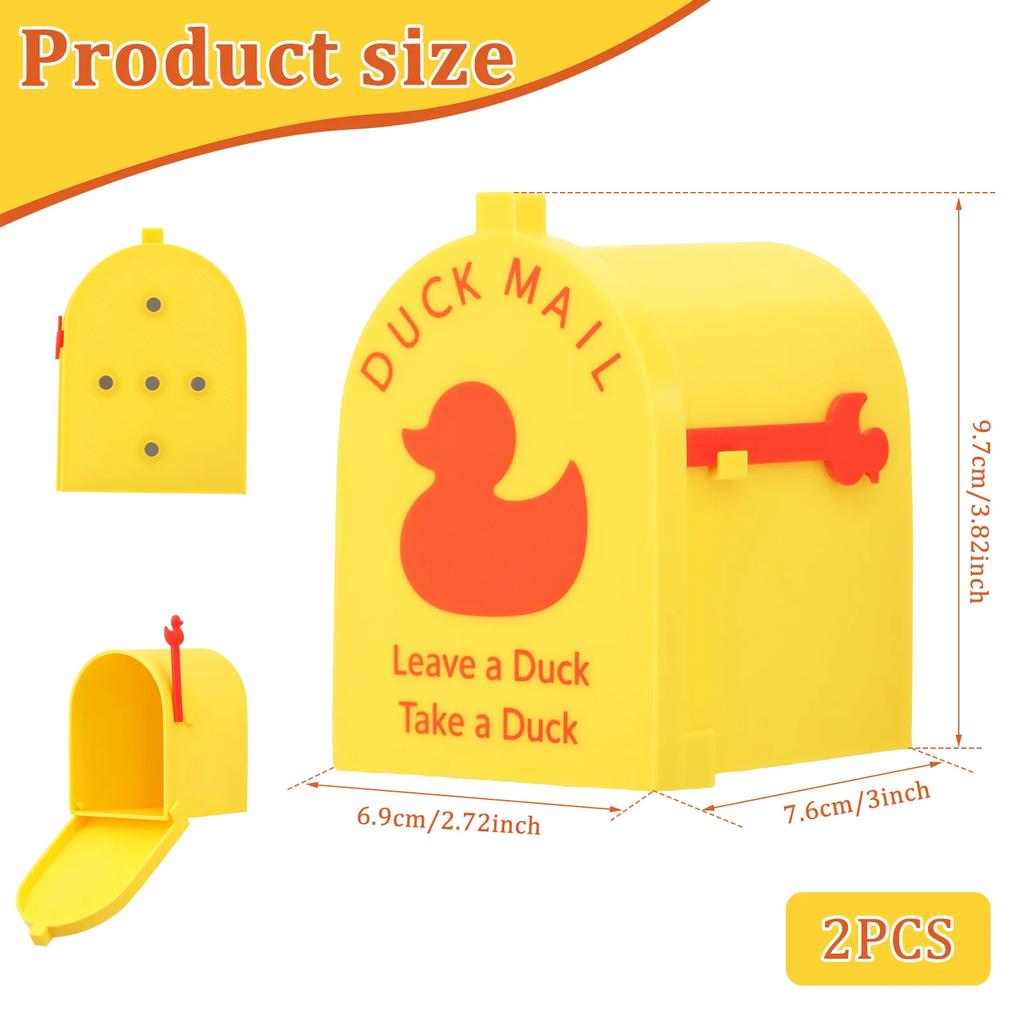 2 Bucăți Cutie Poștală Magnetică de Croazieră Mini Rățușcă Navă de Croazieră Decor Ușă cu Steag Mobil pentru Frigider Autocolante Locker Uși Cabine Decor