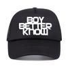 BBK Boy Better Know Print Baseball Cap Unisex Women Mesh Breathable Snapback Hats Work Outdoor All Seasons Gift Hat