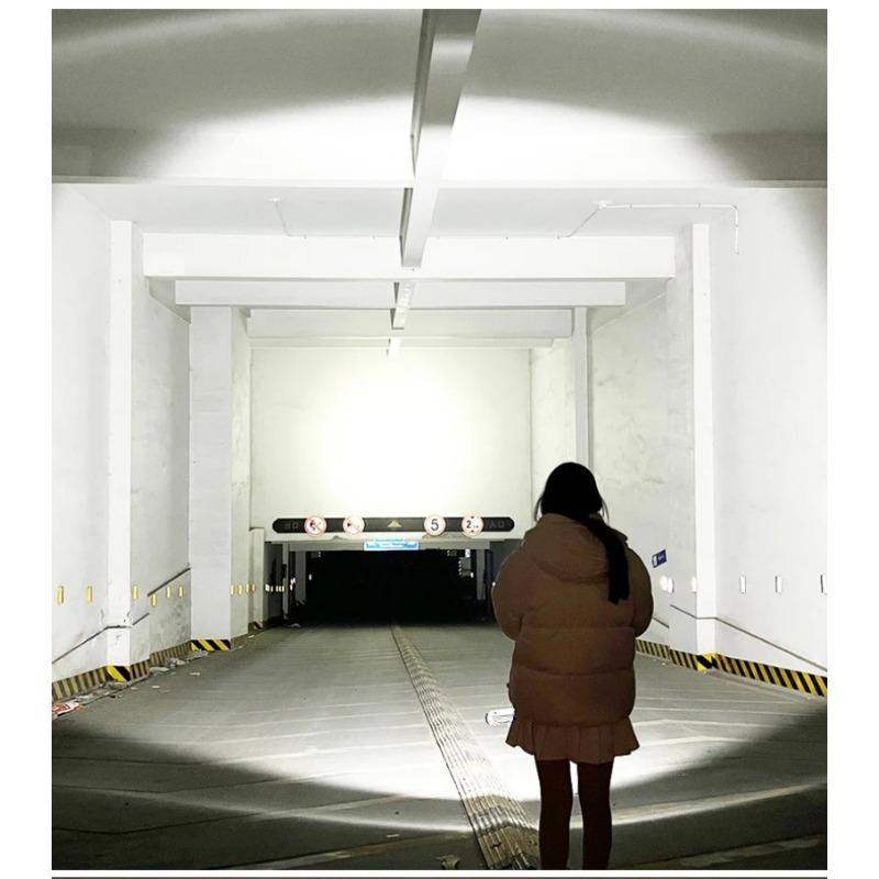 9 režimů Dobíjecí LED reflektor Svítilna s 350° otočnou hlavou, Venkovní ruční vodotěsná solární svítilna s bodovým světlem