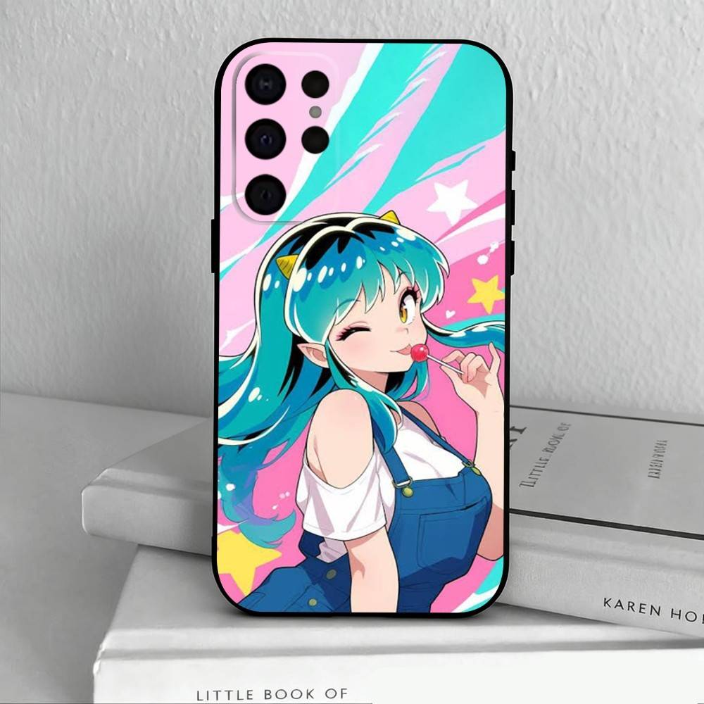 U-Urusei Yatsura L-Lum Mobile Phone Case For Samsung S25,S24,S21,S22,S23,S30,Ultra,S20,Plus,Others Soft Black Case