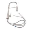 Extendable Kitchen Faucet Universal with Pull Out Sprayer Spring Pull Down 360 Degree Flush