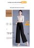Elastic High-Waist Wide-Leg Pants for Middle-Aged and Elderly Women - Spring/Summer Slimming, Loose, Long Style