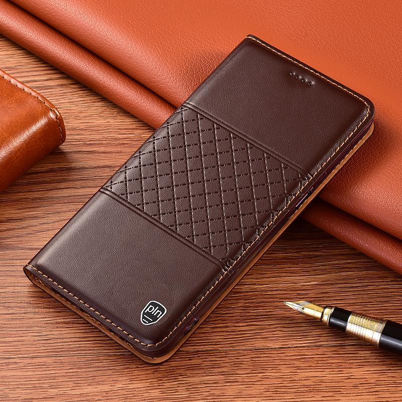 Luxury Genuine Leather Case for Samsung Galaxy S25 Ultra S22 S23 S24 Plus Flip Magnetic Card Slots Wallet Cover Coque