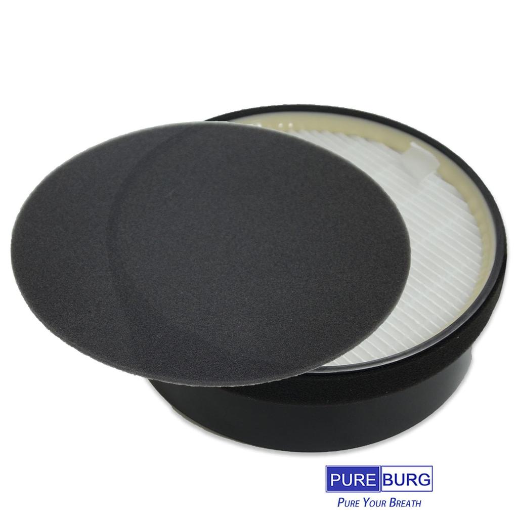 PUREBURG Replacement Filter Set with Levoit Air Includes 2 H13 HEPA Filters 4 Activated Carbon LV-H132-RF (Compatible LV-H132 Purifier, & Pre-filters)