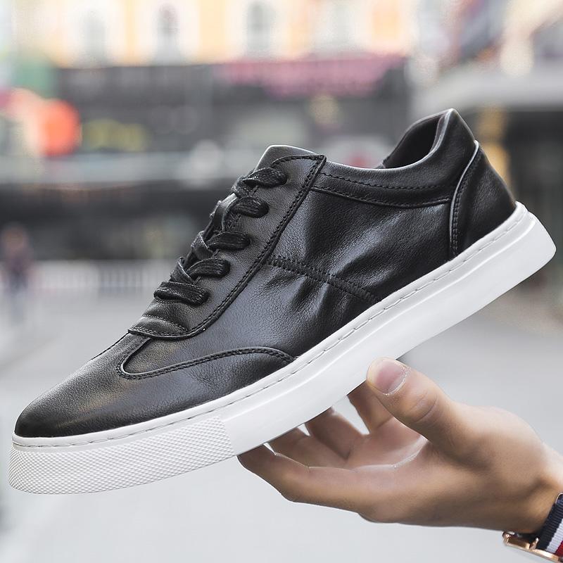 

Мужская повседневная обувь Высококачественные черные кроссовки Мужские шнуровка Винтаж Натуральная кожа Мужские лоферы Повседневная Роскошная обувь Дизайнеры 43