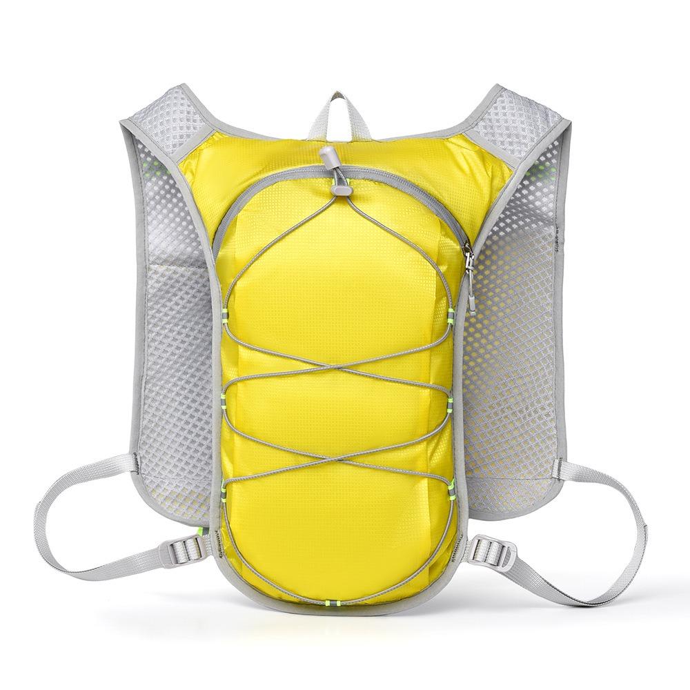 Reflective Running Vest Breathable Running Bag Running Water Bottle Storage Vest  for Outdoors