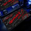 XXL Grande Gaming Gamer Genial Negro Asus Rog Alfombrilla de Ratón Teclado Antideslizante Borde Cosido Alfombrillas de Ratón Mat para Portátil Tablet Mini PC Alfombra de Juego