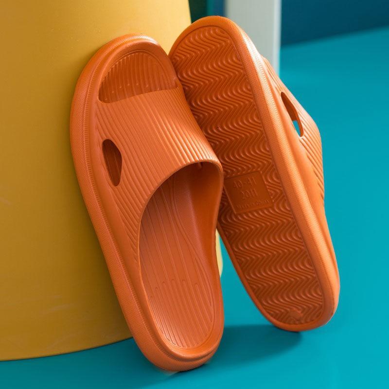 Summer stepping on shit slippers women's new eva indoor home couple non-slip bathroom massage cool slippers men