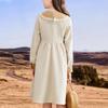 Sweet Beige Dress for Girls, Fashionable Princess Dress for Children  Spring and Autumn