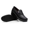 Autumn Slip On Women Women's Genuine Leather Work Shoes Mother Comfortable Wedding Shoes