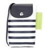 Striped Dumpling Bag Nylon Navy Striped Bag Mini Handheld Cross Shoulder Single Shoulder Phone Bag Color blocked Bag