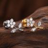 1PC Titanium Gold Color CZ Tragus Piercing Internally Threaded Ear Cartilage Flat Back Earrings Hidden Helix Stud Jewelry 16G