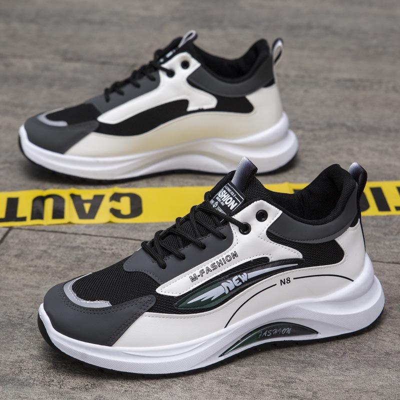 Men's Shoes Spring New Low-top Mesh Breathable Casual Dad Shoes Student Platform Fashion Sneakers