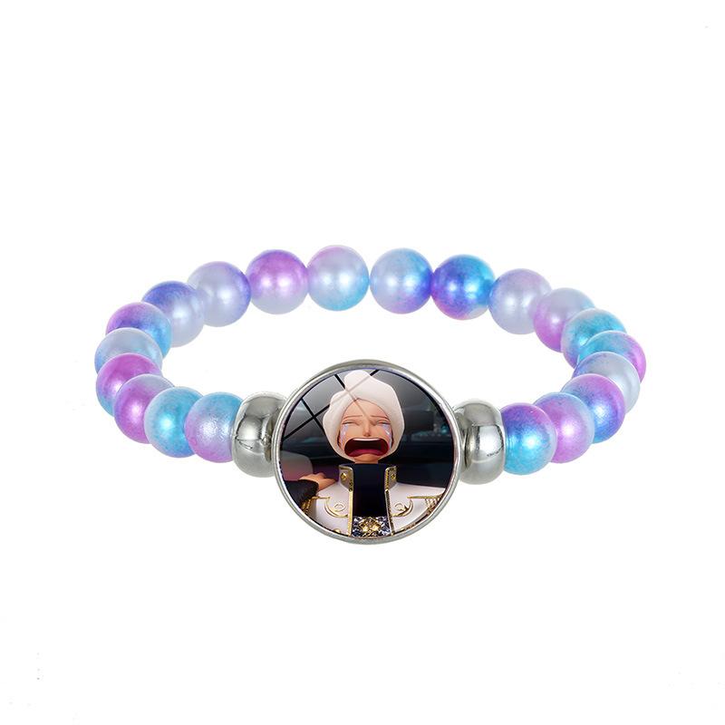 1Pc Demon Hunters K-Pop Lumi Zoe Mira Saja Boy Color Bead Bracelet