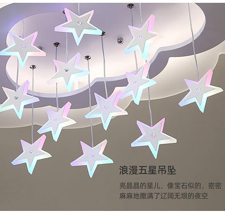 Plafoniera Camera Copiilor Lumina Star Cloud Copii Fata Printesa Dormitor Sufragerie Studiu