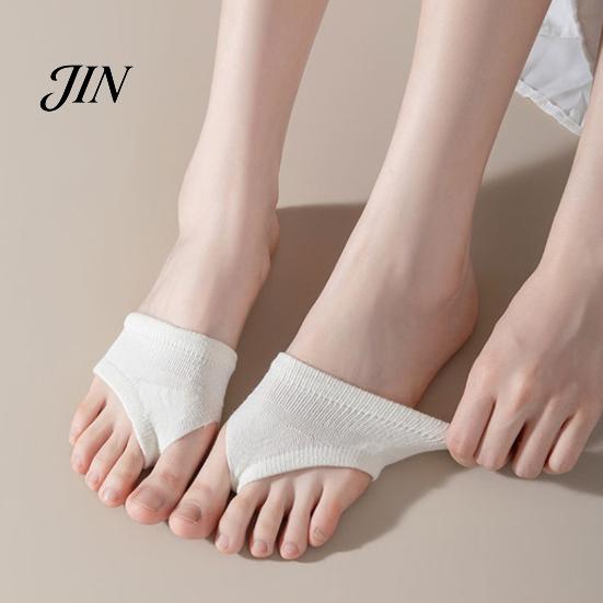 Calzini Infradito Donna Calzini Infradito, Cotone Punta Aperta Metà Piede Tanga a Taglio Basso Liner per Infradito Zoccoli Sandali Traspiranti