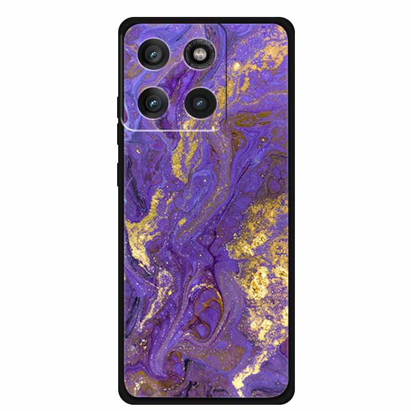 For Moto Edge 60 Pro Case XT2507-1 Coque Multi Colored Marble Pattern Soft Silicon Back Cover for Motorola Edge 60 Pro 5G Bumper