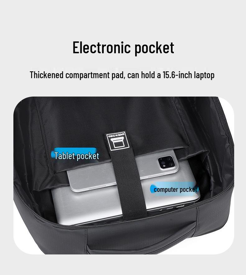 Expandable Large Capacity Commuter Laptop Backpack
