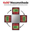 Magnetischer Winkelmesser Winkelmessgerät Winkelmesser Neigungsmesser Klinometer Gehrungswinkel Wasserwaage Elektronisch Digital LCD Hintergrundbeleuchtung