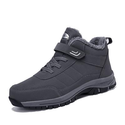 Nuevas botas de moda para hombre, de gran tamaño, para senderismo, ocio, deportes al aire libre, cálidas, antideslizantes, cómodas para hombre