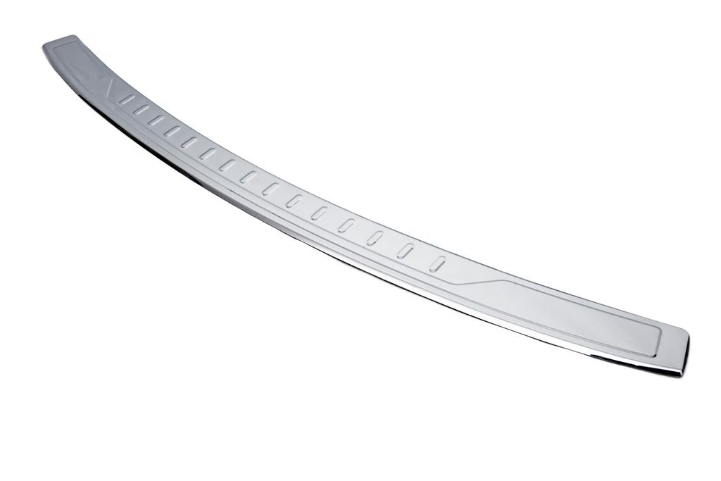 Curved Rear Bumper Cover (Carmos V1, Steel) for Volkswagen Caddy 2010-2015