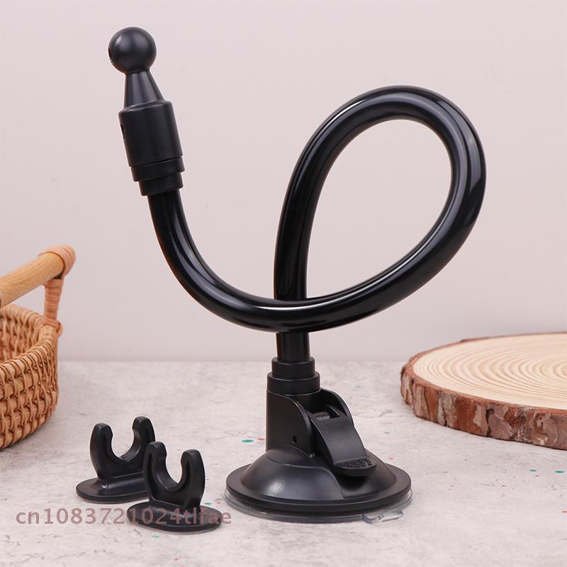YY30-17MM Ball Head Hose Sucker Base For Wireless Car Charger 20W Car Mobile Phone Tablet Holder Accessories 2 Lengths