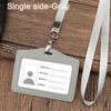 Card Holder Office Business Credit Card Holder With Neck Lanyard Badge Card Case Name ID Card Cover